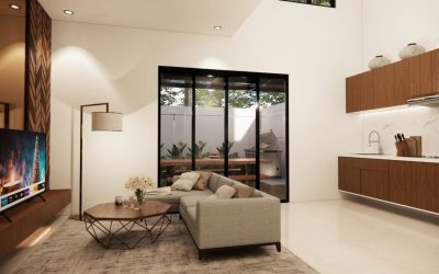 penthouse interior-Living room