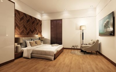 penthouse interior- master bedroom